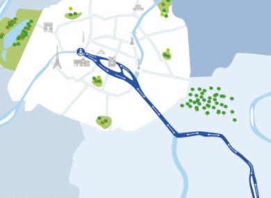 Croisière Seine et Marne - avril 2023 - carte