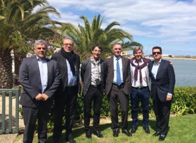 De gauche à droite : Pascal PETIT, Didier BEIGBEDER, Daniel PARRA BRUGUIERE, Hervé MANET , Philippe VEZINET et Philippe ROUVIER COROUGE